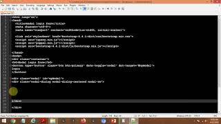 Creating a dymamic Login form using bootstrap 4 Modal