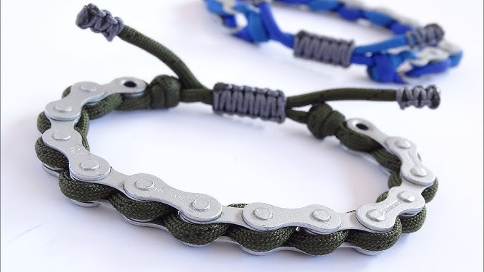 Idea pulsera paracord - paracord bracelet  Como hacer pulseras paracord,  Pulseras del paracord, Pulsera cadena de bicicleta