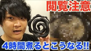 乾燥ウミヘビを煮て戻したらあの食べ物になったwww