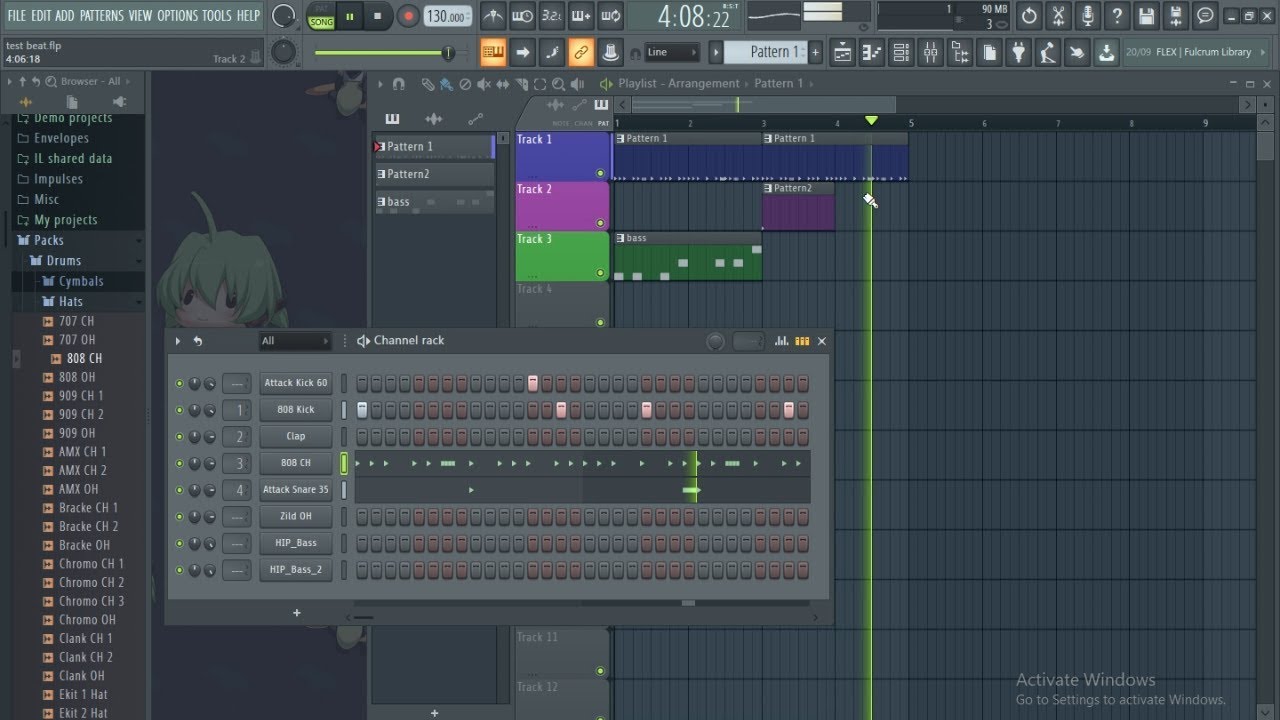 FL Studio 20.5  (2019) Drum Sample
