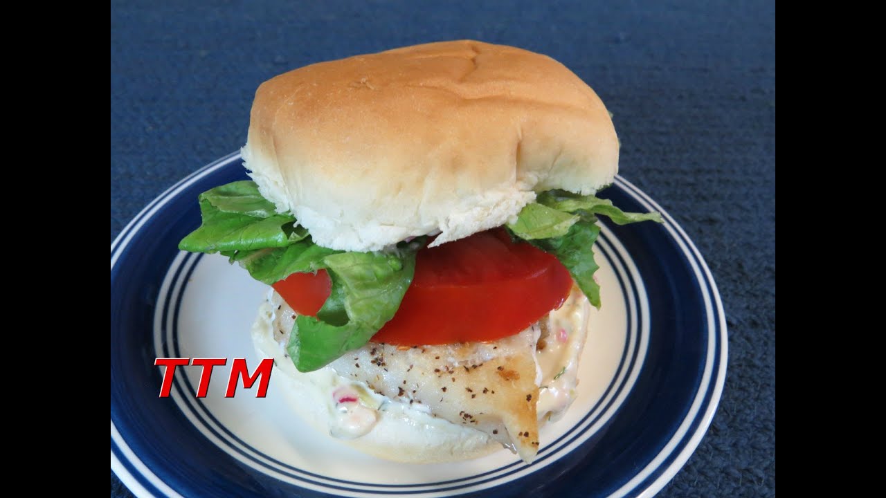 Healthy FiletOFish Sandwich and Homemade Tartar Sauce RecipeEasy Cooking YouTube