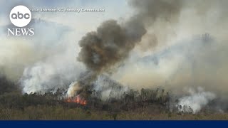 Table Rock fire crosses into North Carolina