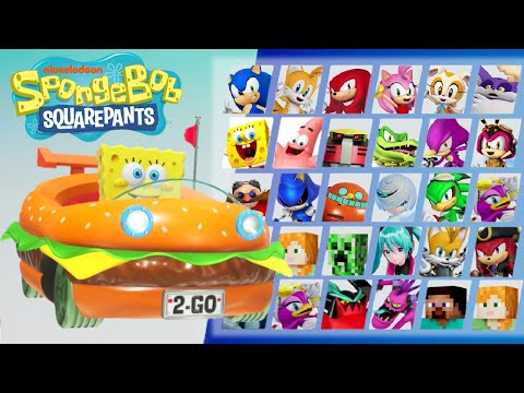 SpongeBob Characters & New Bikini Bottom World Unlocked in Sonic Racing Crossworlds DLC