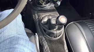 1972 MG Midget 5 speed transmission swap complete