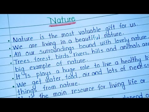 Write a paragraph on the gifts of nature to main in about 150 words and  easy - Brainly.in