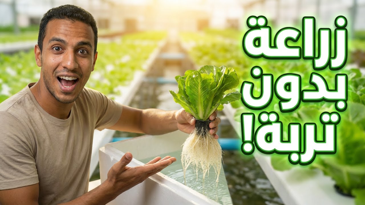 زراعة مائية بدون تربة | نتائج أسرع وأسهل