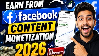 Title:How to Earn Money from Facebook Content Monetization in 2026 | Complete Beginner's Guide