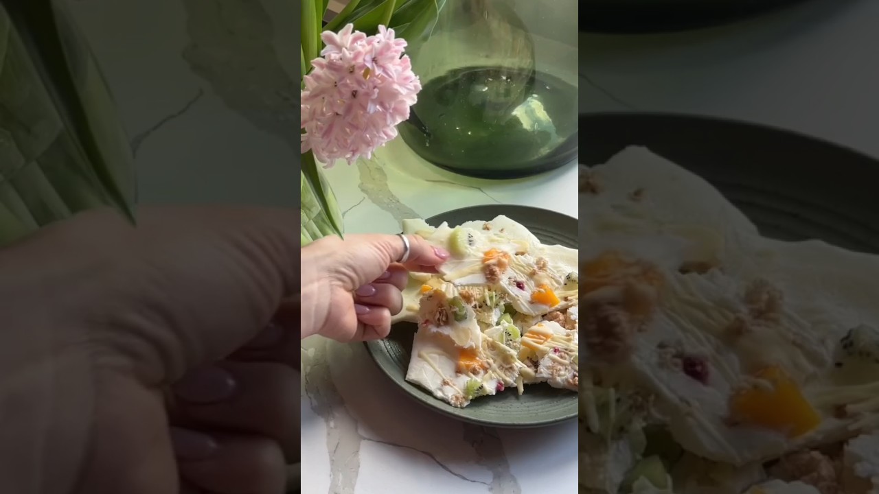 6 saniyede yaz gülü yoğurtlu fit tarif #diyet #sağlıklıyaşam #dietfood