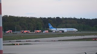 FRA !!! Startabbruch | rejected TakeOff !!!  7378 AirEuropa  Feuerwehr Großaufgebot 28.04.2024