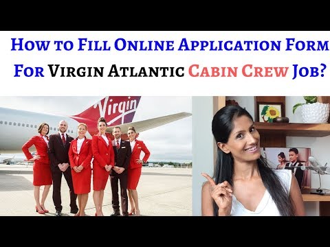 Virgin Atlantic Cabin Crew Online Application Form