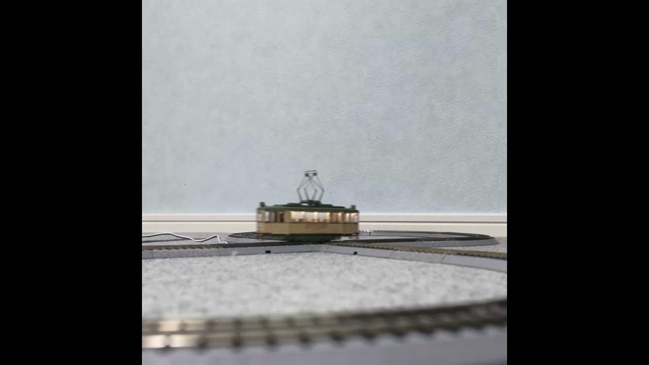 Hoscale 八の字レイアウト 広島電鉄200形ハノーバー電車【OsomoPoket3】 part 3   003
