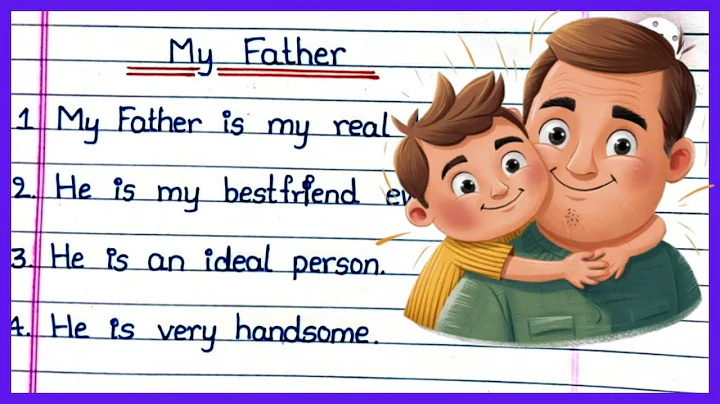 15 Lines Essay On My Father in English || My Father || Essay Writing