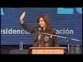 Cristina Fernández de Kirchner Acto del 9 de julio de 2015