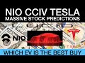 NIO LUCID (CCIV) TESLA MASSIVE STOCK PREDICTIONS | WHICH EV STOCK IS THE BEST BUY?