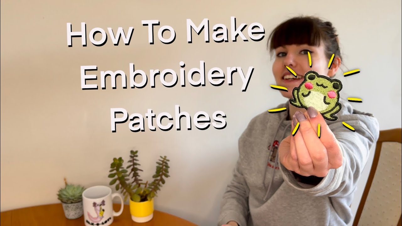 How to Create Custom Embroidery Patches with Velcro - Machine Embroidery  Tutorial 