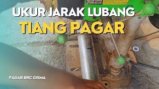 BAGAIMANA CARA HITUNG JARAK ANTAR LUBANG TIANG PAGAR BRC!!!