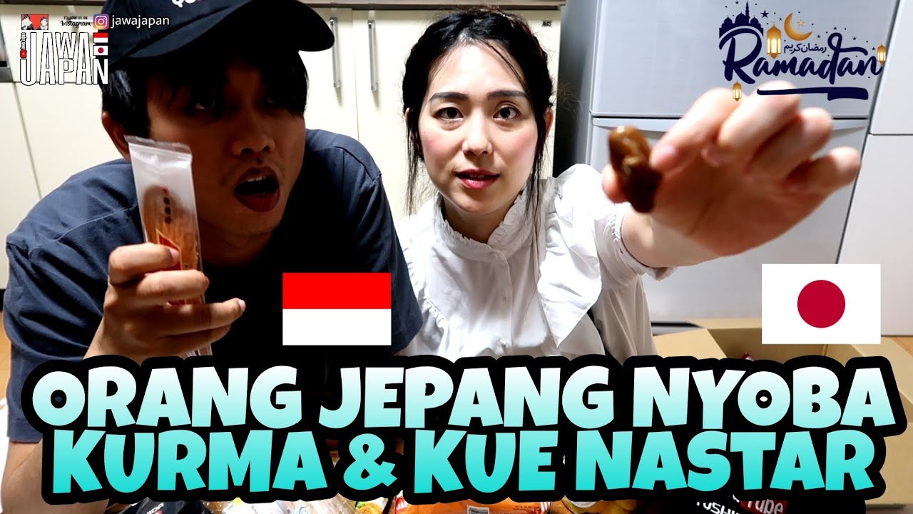 BARENG ISTRI NYOBAIN KURMA KUE NASTAR REAKSI ORANG  