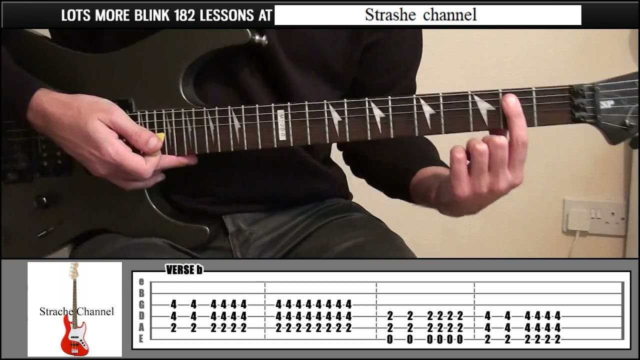 Blink 182 - Untitled Performances & Jam Track best guitar lessons tabs