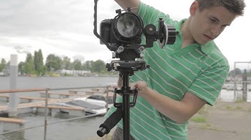 Flycam HD-5000 Video Camera Stabilizer Handheld Steadycam + Comfort Arm Vest | Assembly + Test Shots