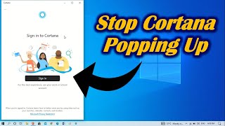 How to Stop Cortana Popping Up Windows 10 screenshot 4