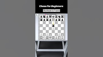 Chess for beginners: checkmate in just 7 moves.