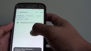 Samsung Galaxy S7: How to Create New Bookmark Folder