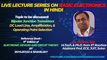 BJT Basics: DC Load Line, Amplification, & Operating Point Selection | Boylestad & Nashelsky