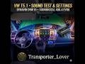 VW T5 DYNAVIN D9W10 SOUNDIGITAL 400 4 SOUND TEST