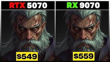 RTX 5070 vs RX 9070 - FPS Showdown