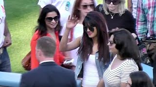 Priyanka Chopra at Dodger Stadium Los Angeles