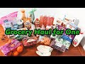 Healthy Grocery Haul for One 2020 | No Trader Joes/Costco