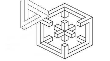 Desmos Drawing - Cube and Cross Timelapse