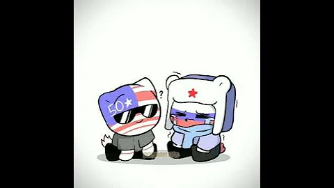 Russia x America #countryhumans