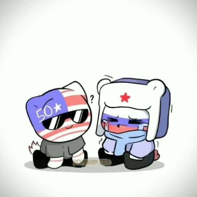Russia x America #countryhumans