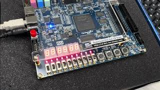 Homework #9 Part 1 (Perform LED light shift operations 60 Times)