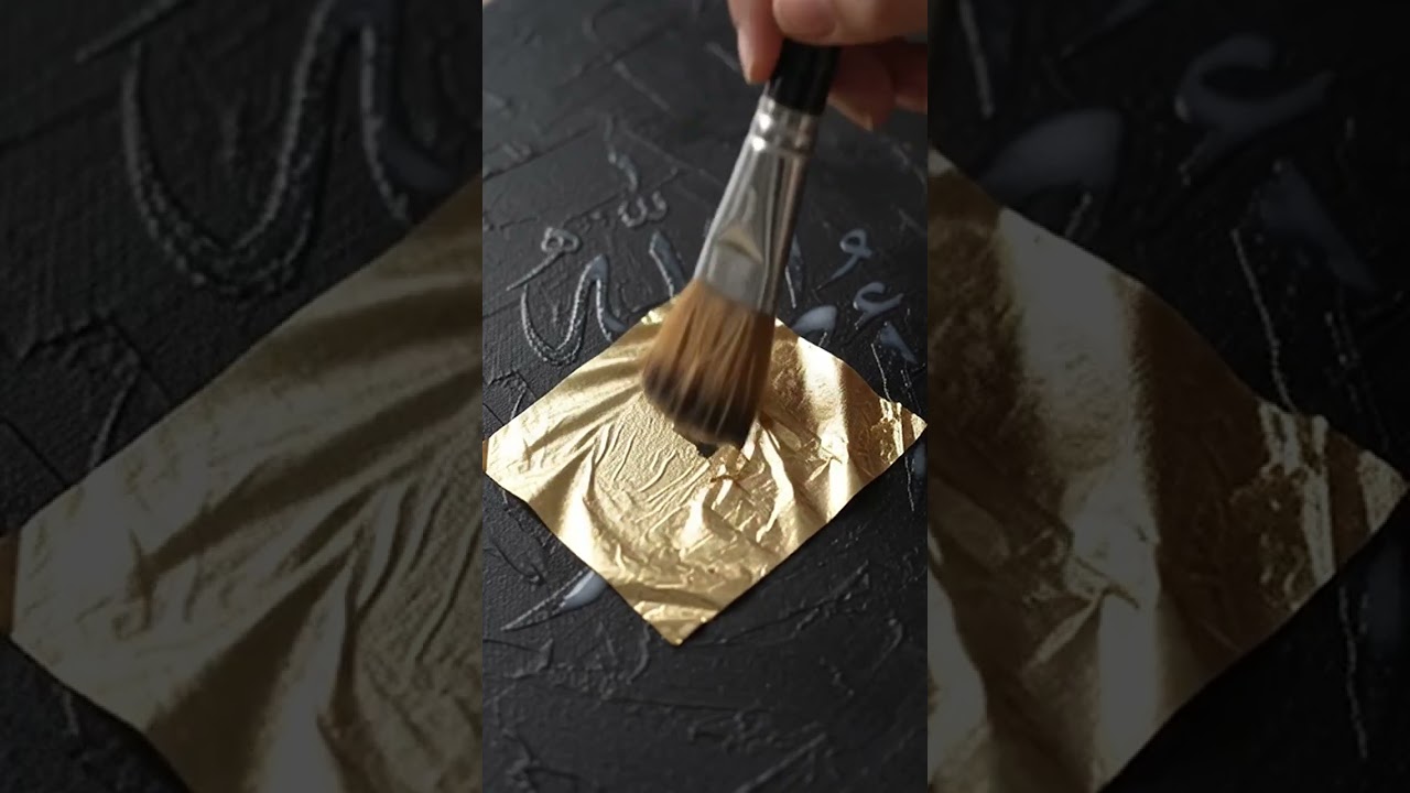 Allah Hu Akbar | Beautiful Arabic Calligraphy #art #trending #calligraphy #shortvideo