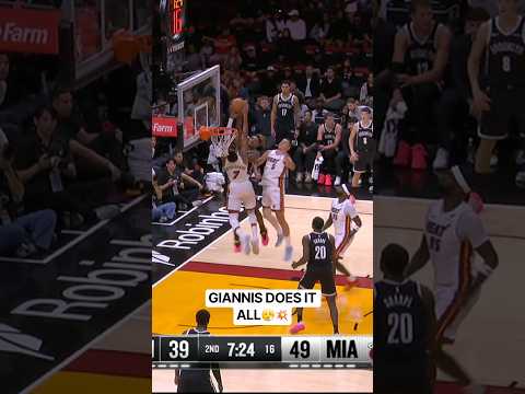Giannis Denies Clowney At The Rim Then Scores On The Other End🔥