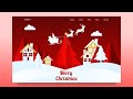 Animated Christmas Website Using HTML CSS And JavaScript
