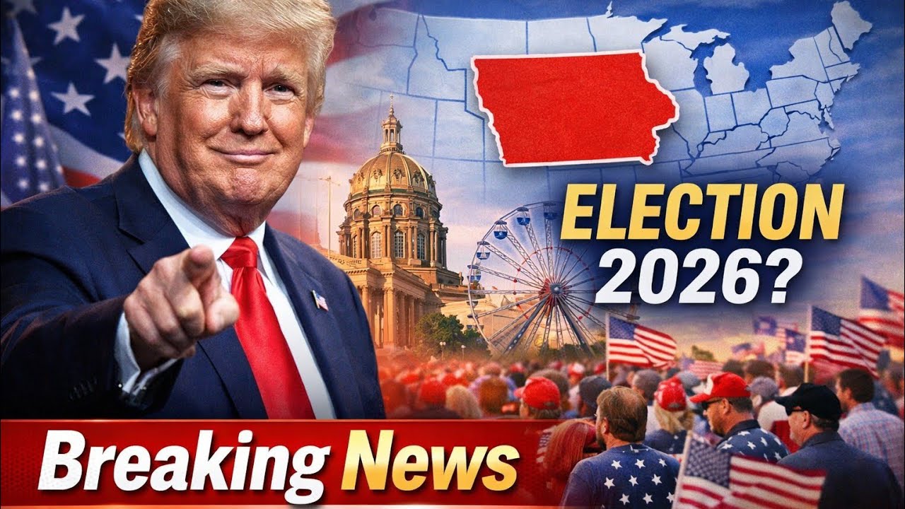 Breaking News: Trump Back in Iowa – 2026 Midterms Just Got Real