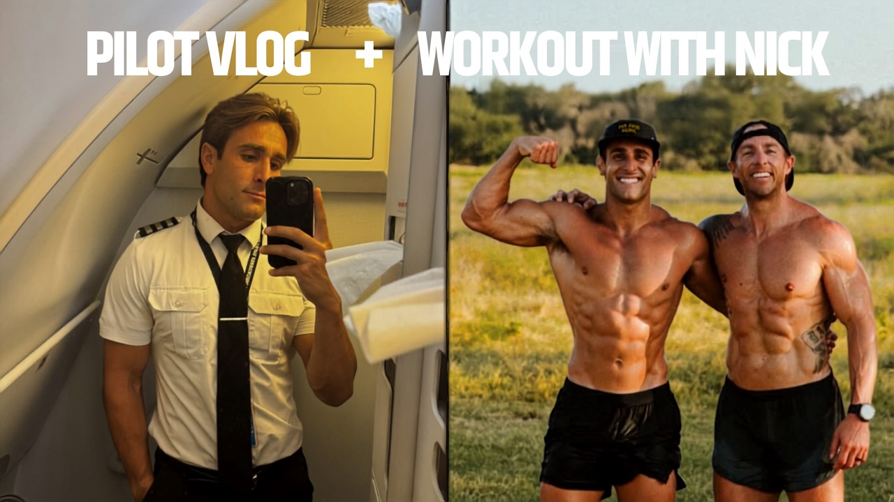 Pilot Vlog + 4 Workouts With Nick Bare