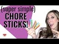 DIY Chore Sticks! Chore Chart Alternative for Kids! | Jordan from Millennial Moms