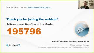 Information What's Next How to Approach Treatment-Resistant Depression – 1 CE – Live Webinar on 08/25/26 Guide