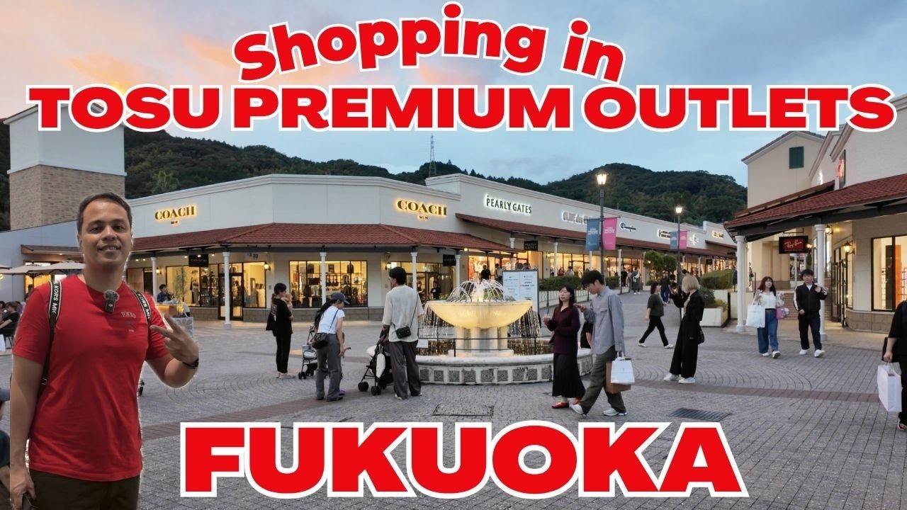 Fukuoka Japan Vlog | Shopping at Tosu Premium Outlets!