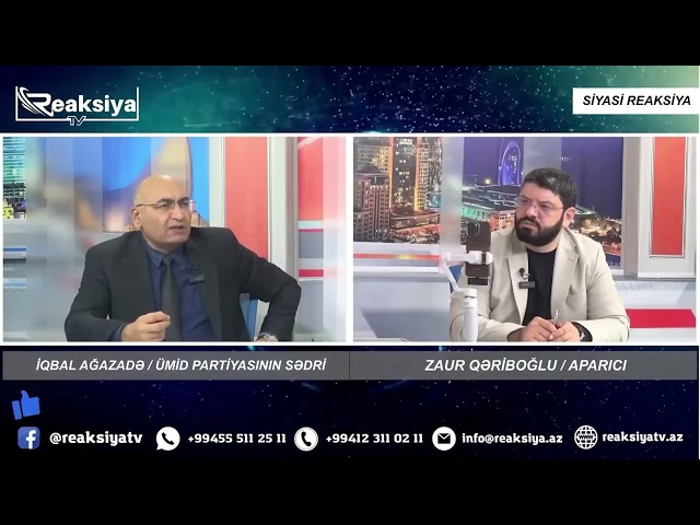 Azad söz söyüş söymək deyil - İQBAL AĞAZADƏ