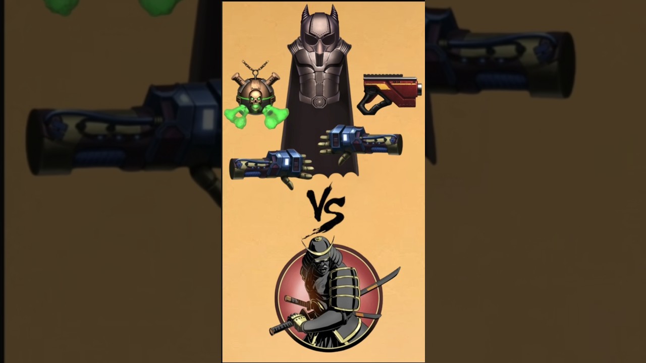 BATMAN SET 💀 VS BOSS SHOGUN 🥶 | shadow fight 2 edit 