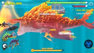 Hungry Shark Evolution - Bigger Monster Giant Evolved Sharkjira Magmajira Mod All 27 Sharks Unlocked