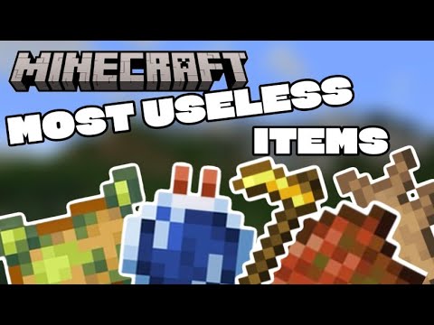 Random Us Less Minecraft Items Top 5 most useless items in minecraft! - YouTube