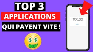 Top 3 applications Gratuites pour gagner de l'argent sur son téléphone (Argent sur internet)