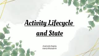 2.2 Activity lifecycle and state - Codelab (2021) | Android Studio