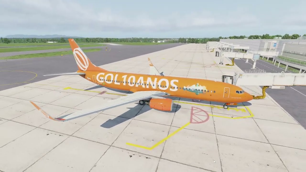 XPLANE 11.50 PREPARAÇÃO E POUSO EM CURITIBA-PR 737-800